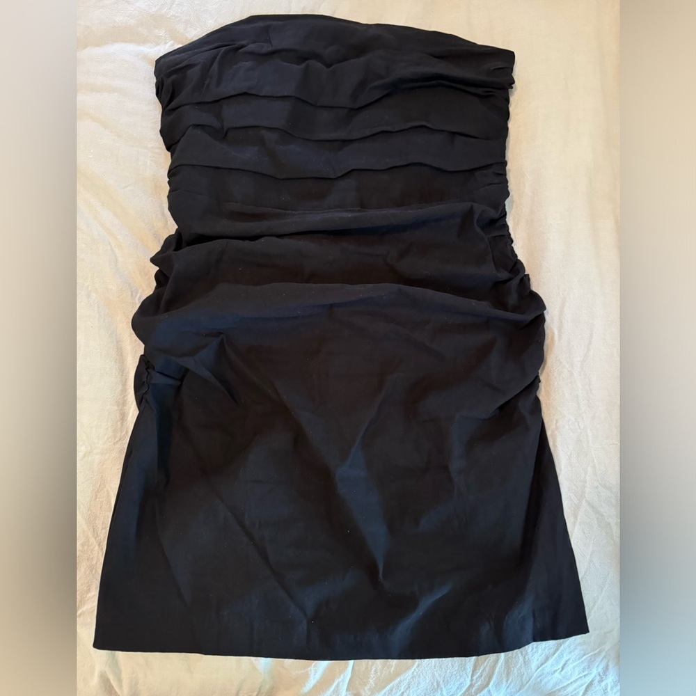 Anthropologie Strapless Slim Mini Dress